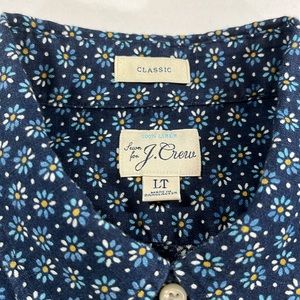 J. Crew Short-sleeve Classic Fit TALL 100% Linen